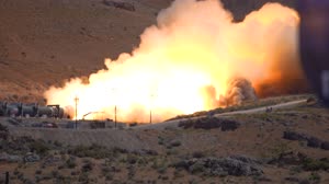 Booster Demonstration Motor-1 Static Test at Northrop Grumman